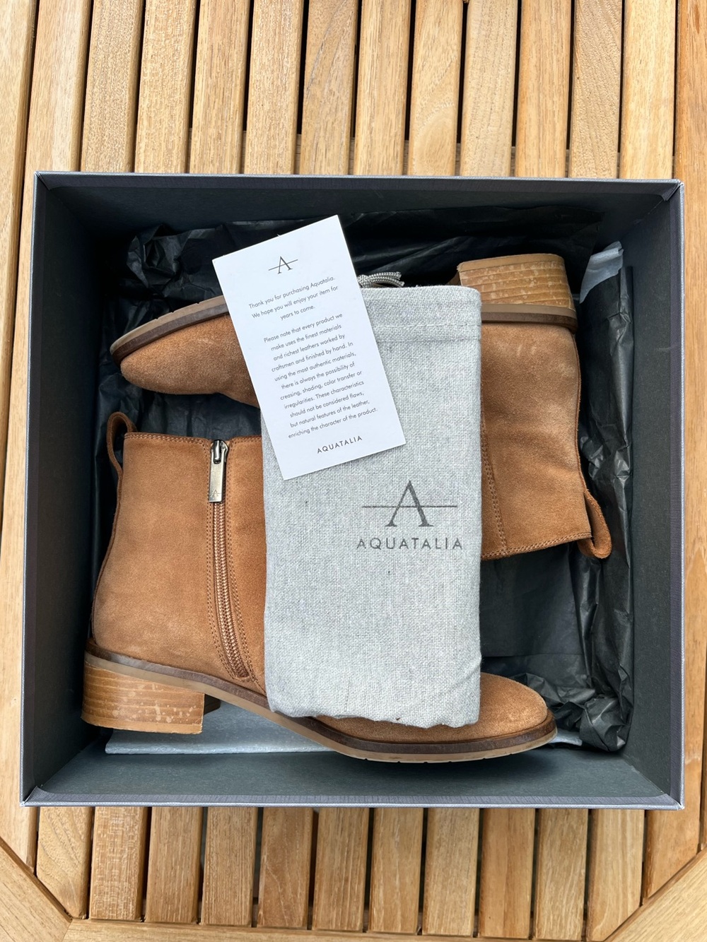 Aquatalia Carisa Suede Booties